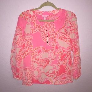 Lilly Pulitzer Elsa Silk Top